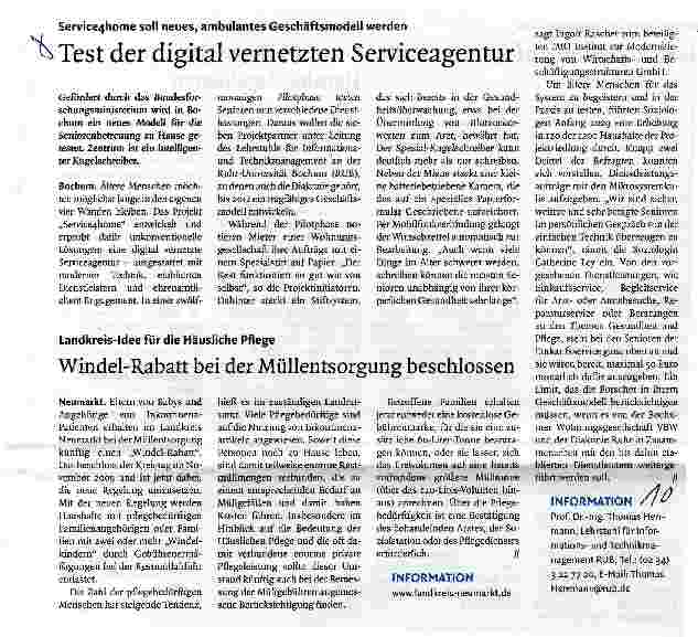Vorschauseite 1: Test der digital vernetzten Serviceagentur