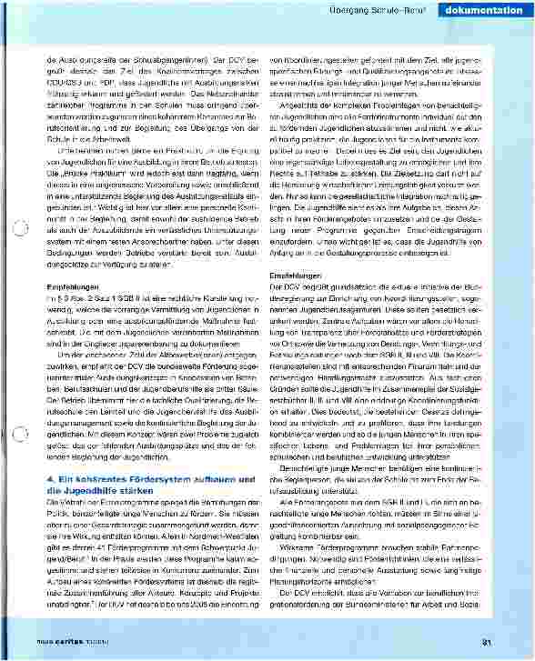 Vorschauseite 3: Teilhabe benachteiligter junger Menschen an Bildung und Ausbildung sichern