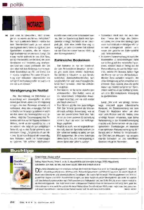 Vorschauseite 2: Kein Fall für den Notarzt