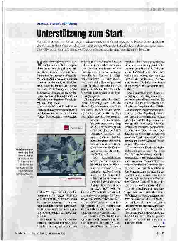 Vorschauseite 1: Unterstützung zum Start