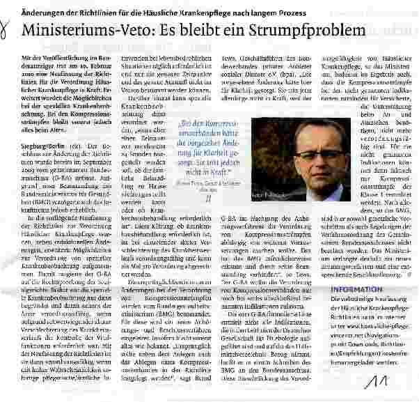 Vorschauseite 1: Ministeriums-Veto: Es bleibt ein Strumi