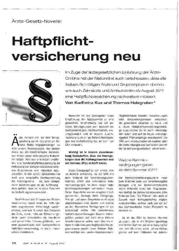 Vorschauseite 1: Haftpflichtversicherung neu
