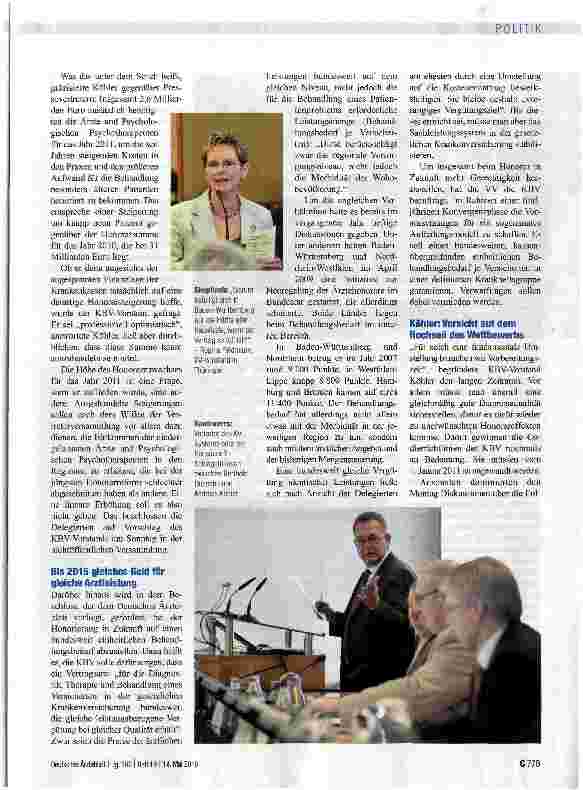 Vorschauseite 2: Offene Frage: Die Zukunft der Hausärzte im KV-System