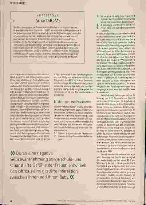 Vorschauseite 3: Postpartale Depression: Aufklärung und Aufmerksamkeit