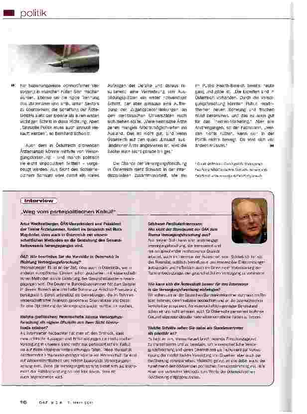 Vorschauseite 2: Alter Wein in neuen Schläuchen?