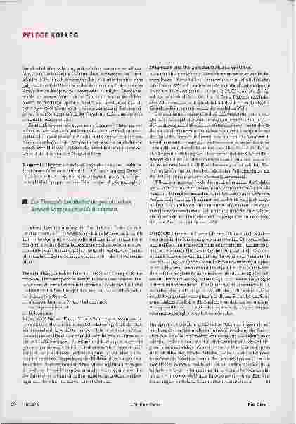 Vorschauseite 3: Ulcus cruris beim alten Patienten. Wunden professionell versorgen.