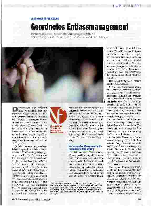 Vorschauseite 1: Geordnetes Entlassmanagement