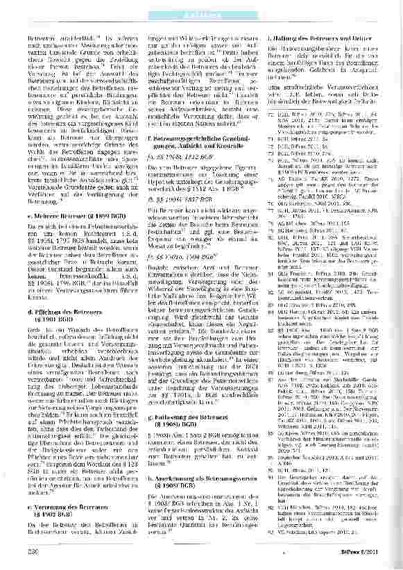 Vorschauseite 4: Die Entwicklung des Betreuungsrechts bis Anfang Juni 2011