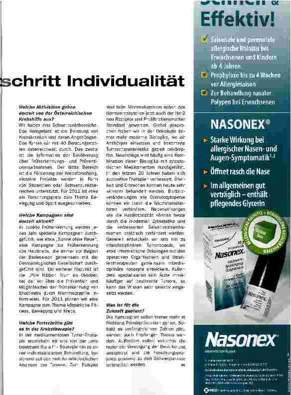 Vorschauseite 2: Krebstherapie: Fortschritt Individualität