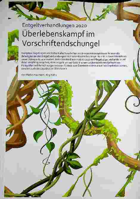 Vorschauseite 1: Entgeltverhandlungen 2020 - Überlebenskampf im Vorschriftendschungel