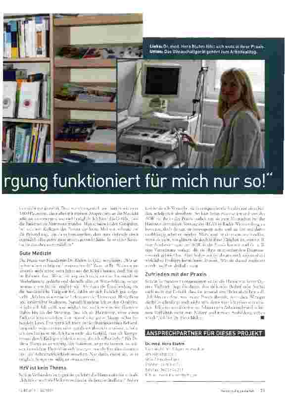 Vorschauseite 2: Gute Patientenversorgung funktioniert für mich nur so