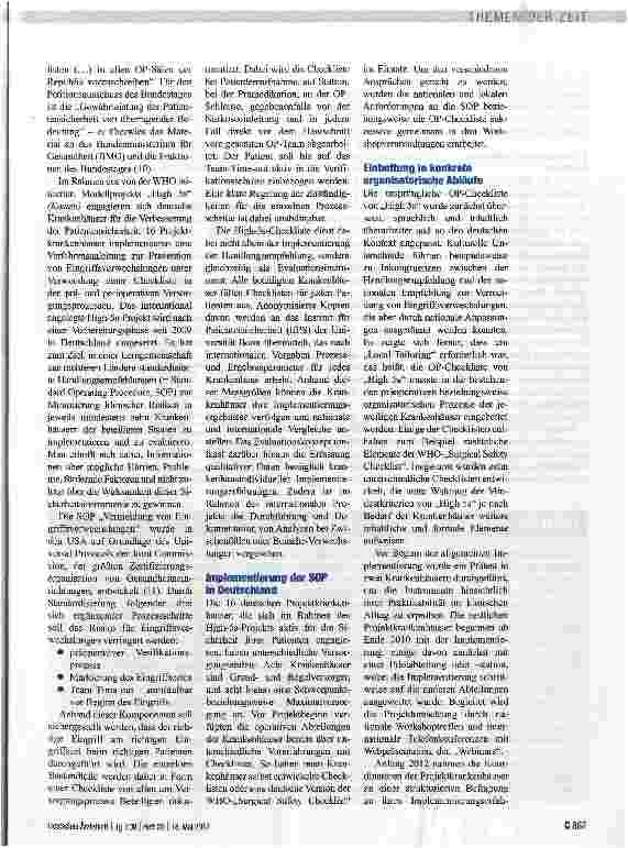 Vorschauseite 2: Das Verwechslungsrisiko bei Eingriffen verringern