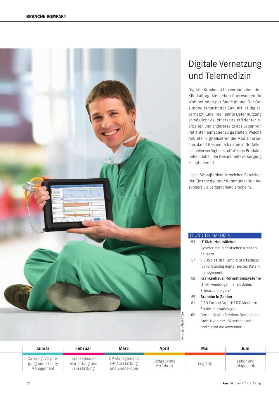 Vorschauseite 1: Digitale Vernetzung und Telemedizin