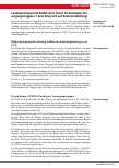 Vorschauseite 2: Landessozialgericht BaWü: Kein Covid-19-bedingter Versorgungsengpass = kein Anspruch auf Kostenerstattung!
