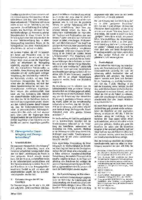 Vorschauseite 4: Das neue Erwachsenenschutzrecht der Schweiz -Patientenverfügung, Vertretung bei medizinischen Maßnahmen, fürsorgerische Unterbringung, Aufenthalt in Wohnoder Pflegeeinrichtungen