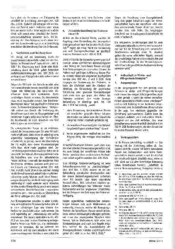 Vorschauseite 5: Das neue Erwachsenenschutzrecht der Schweiz -Patientenverfügung, Vertretung bei medizinischen Maßnahmen, fürsorgerische Unterbringung, Aufenthalt in Wohnoder Pflegeeinrichtungen