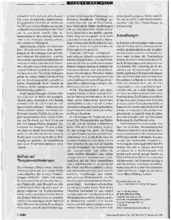 Vorschauseite 2: Offener Dialog gesucht