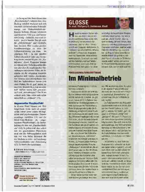 Vorschauseite 4: Selbstheilung als Teil der Medizin Ein medizinisch-kuitureller Bück auf die moderne Autoregulationsforschung
