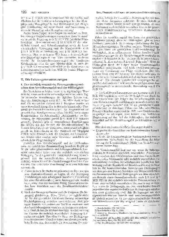 Vorschauseite 2: Pflegegeld und Pflege in der gesetzlichen Unfallversicherung