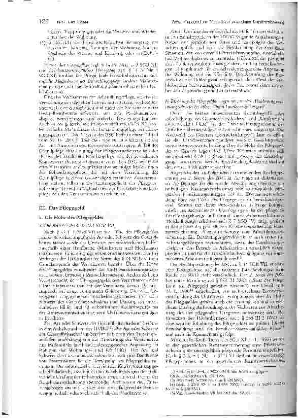 Vorschauseite 4: Pflegegeld und Pflege in der gesetzlichen Unfallversicherung