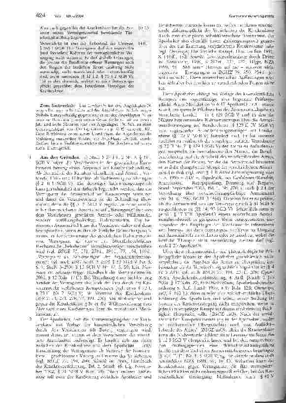 Vorschauseite 2: KrankenversicherungsrechtAbgrenzung von Untreue und Betrug - Verordnung von Arzneimitteln