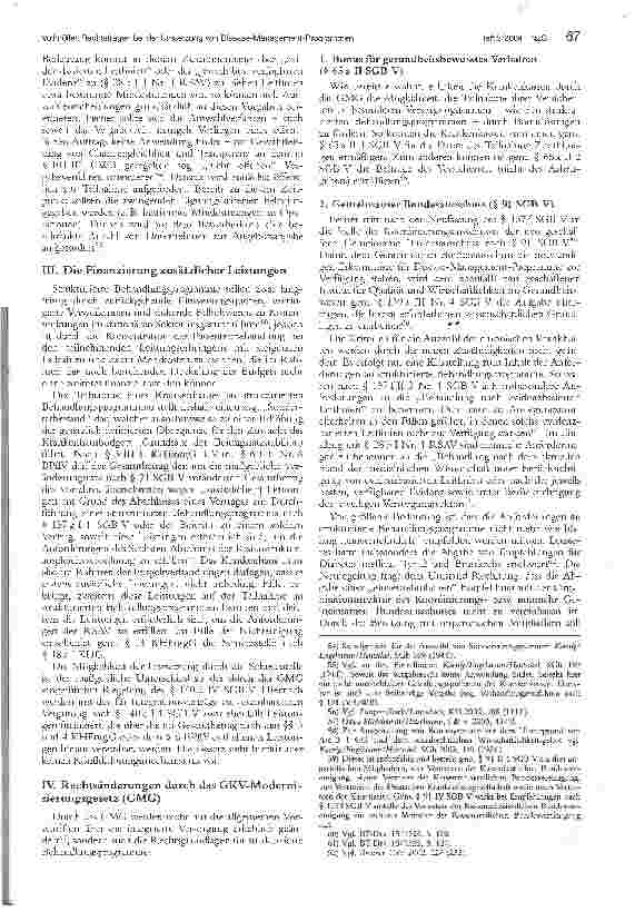 Vorschauseite 5: Rechtsfragen bei der Umsetzung von Disease-Management-Programmen