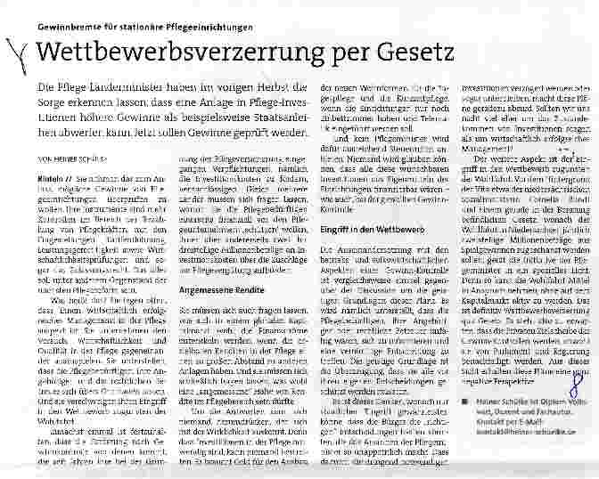 Vorschauseite 1: Wettbewerbsverzerrung per Gesetz