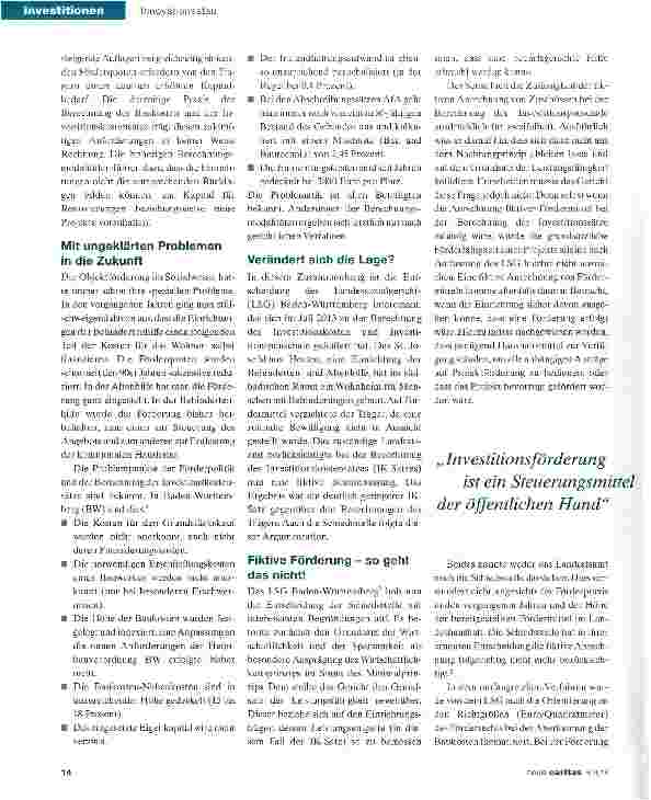 Vorschauseite 2: Für eine Renovierung der Gebäude fehlt oft das Geld
