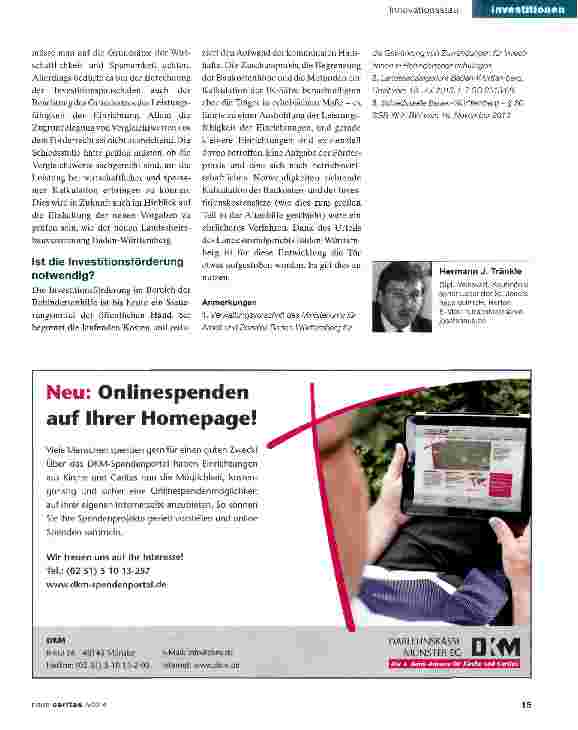 Vorschauseite 3: Für eine Renovierung der Gebäude fehlt oft das Geld