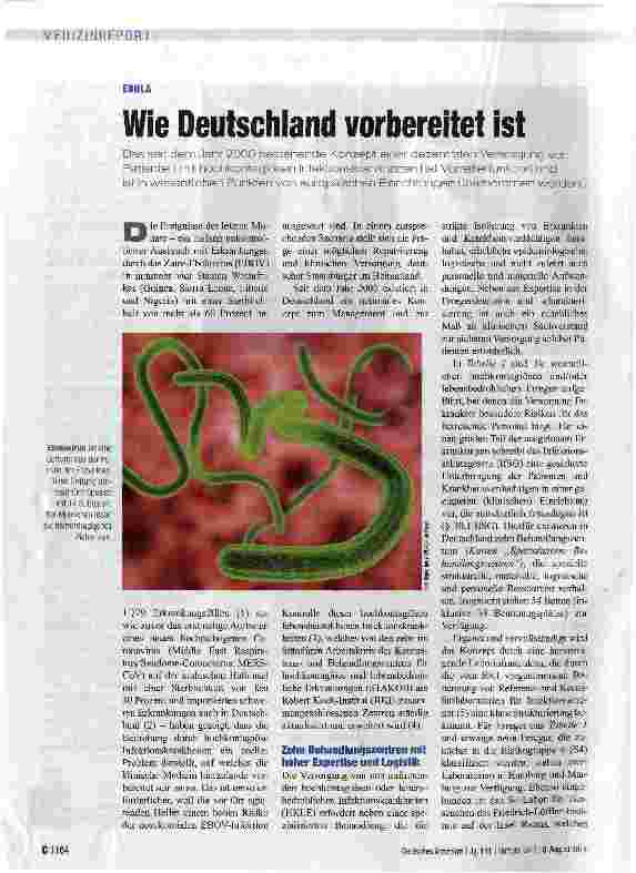 Vorschauseite 1: Wie Deutschland vorbereitet ist