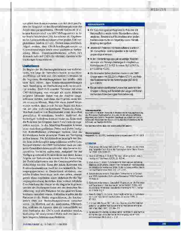 Vorschauseite 6: Case-Management-Programm für Patienten mit chronischer Herzinsuffizienz