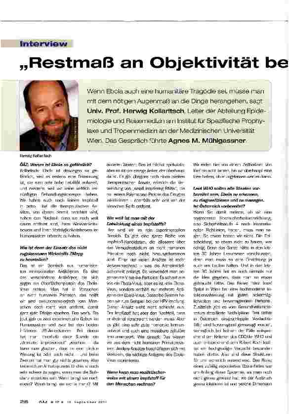 Vorschauseite 1: Restmaß an Objektivität bewahren