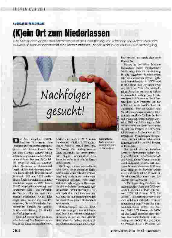 Vorschauseite 1: (K)ein Ort zum Niederlassen