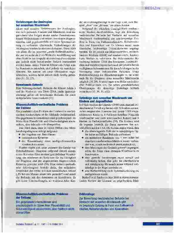 Vorschauseite 6: Medizinische Diagnostik bei sexuellem Kindesmissbrauch