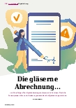 Vorschauseite 1: Die gläserne Abrechnung...