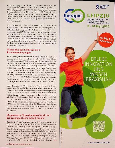 Vorschauseite 2: Ein Blick hinter die Kulissen Berufspolitisches Engagement in der Physiotherapie