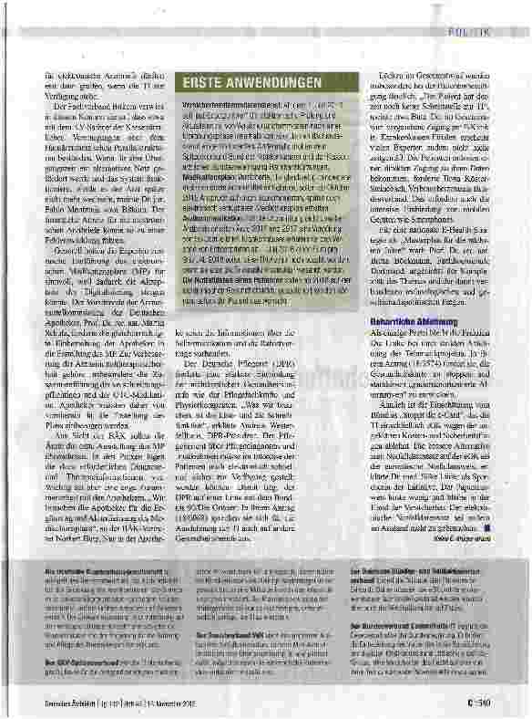 Vorschauseite 2: Langfristige nationale Strategie fehlt
