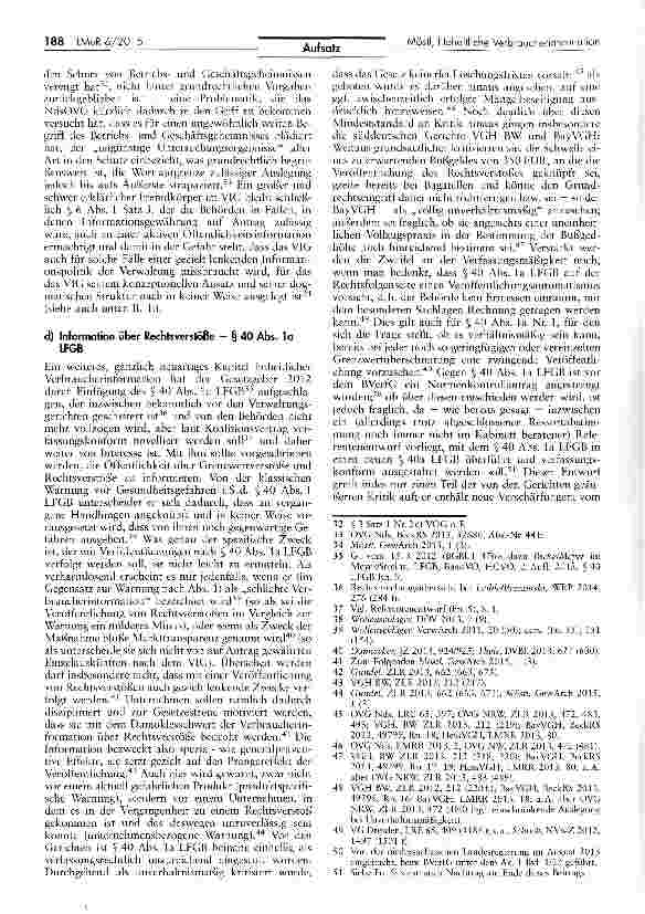 Vorschauseite 4: Hoheitliche Verbraucherinformation — Grundfragen und aktuelle Entwicklungen