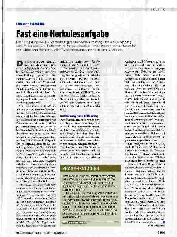 Vorschauseite 1: Fast eine Herkulesaufgabe