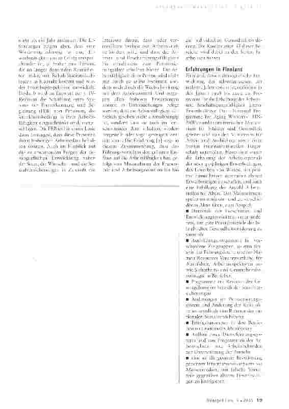 Vorschauseite 2: Arbeitsfähig trotz zunehmendem Alter?