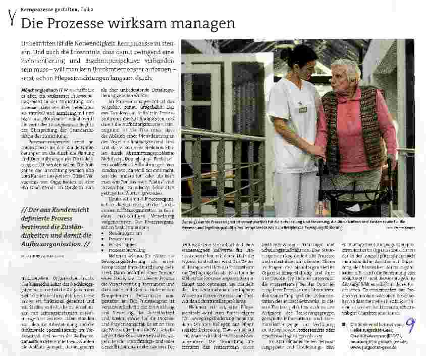 Vorschauseite 1: Kernprozesse gestalten, Teil 2 Die Prozesse wirksam managen