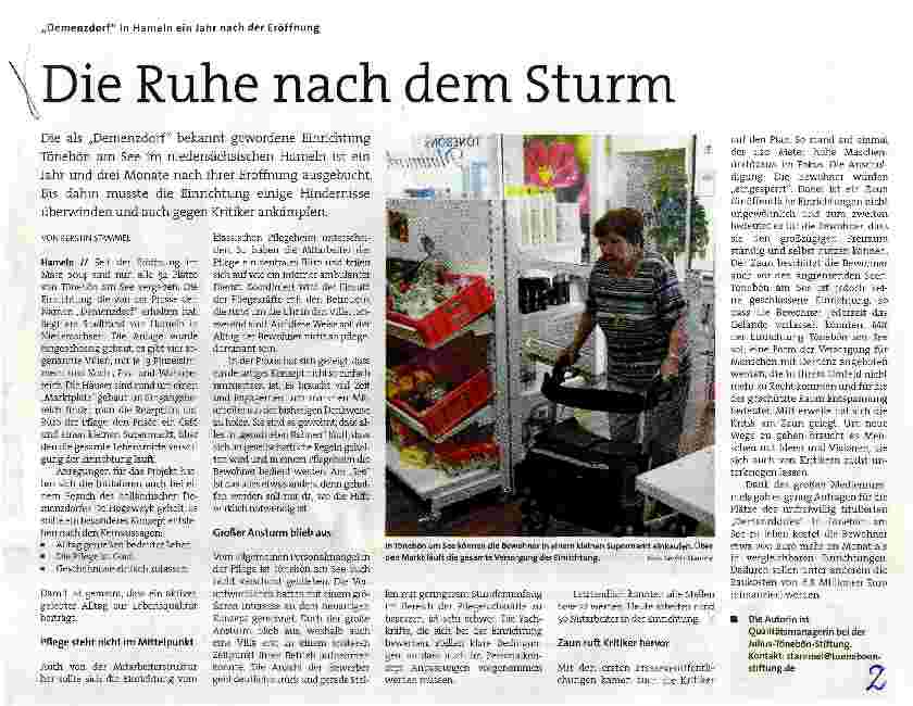 Vorschauseite 1: Die Ruhe nach dem Sturm