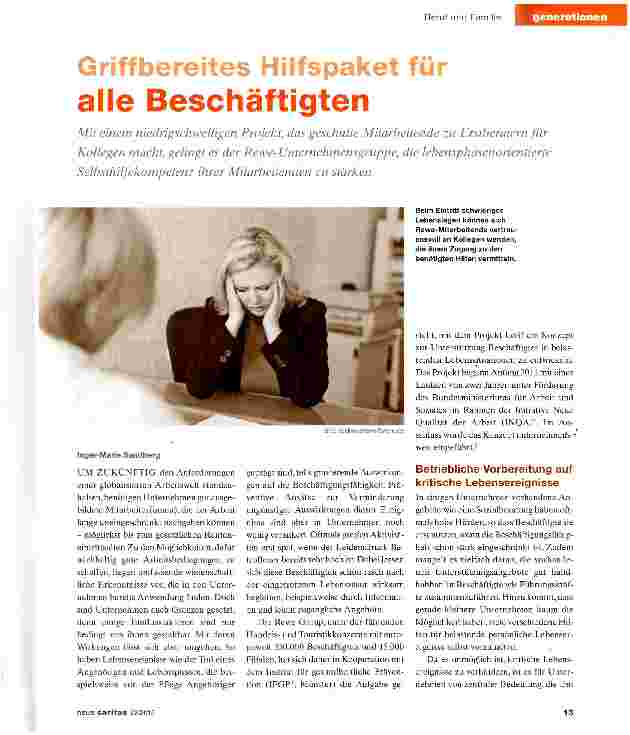 Vorschauseite 1: Griffbereites Hilfspaket für alle Beschäftigten