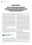 Vorschauseite 1: Individuelle Unterstützungsangebote