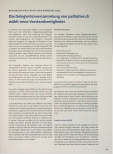 Vorschauseite 1: Die Delegiertenversammlung von palliative.ch wählt neue Vorstandsmitglieder.