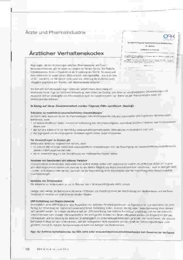 Vorschauseite 3: Transparenz in der Kooperation