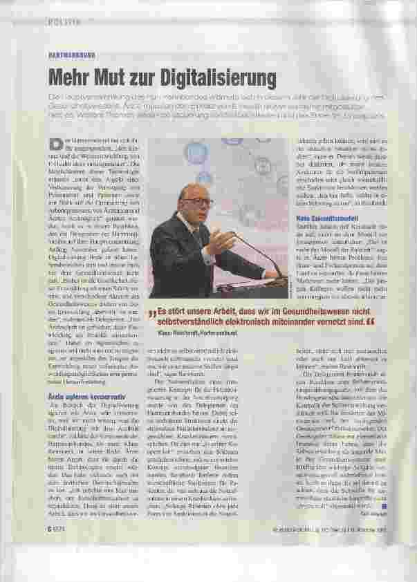 Vorschauseite 1: Mehr Mut zur Digitalisierung