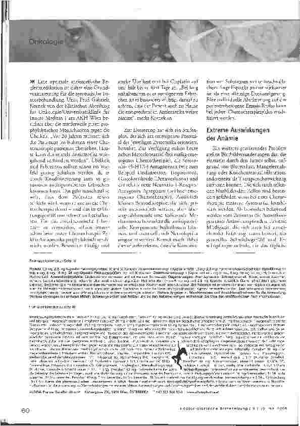 Vorschauseite 3: Onkologie - Schritte zu mehr Lebensqualität