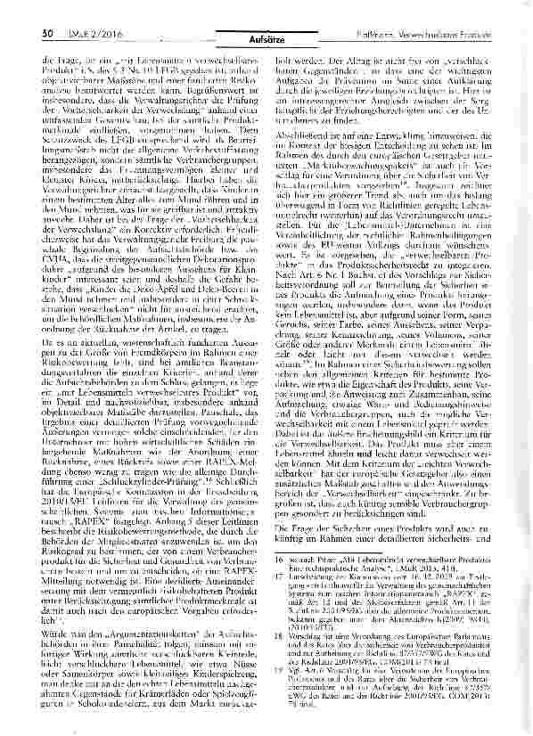 Vorschauseite 4: Vom Dekorationsapfel zum Zankapfel mit Lebensmitteln verwechselbare Produkte