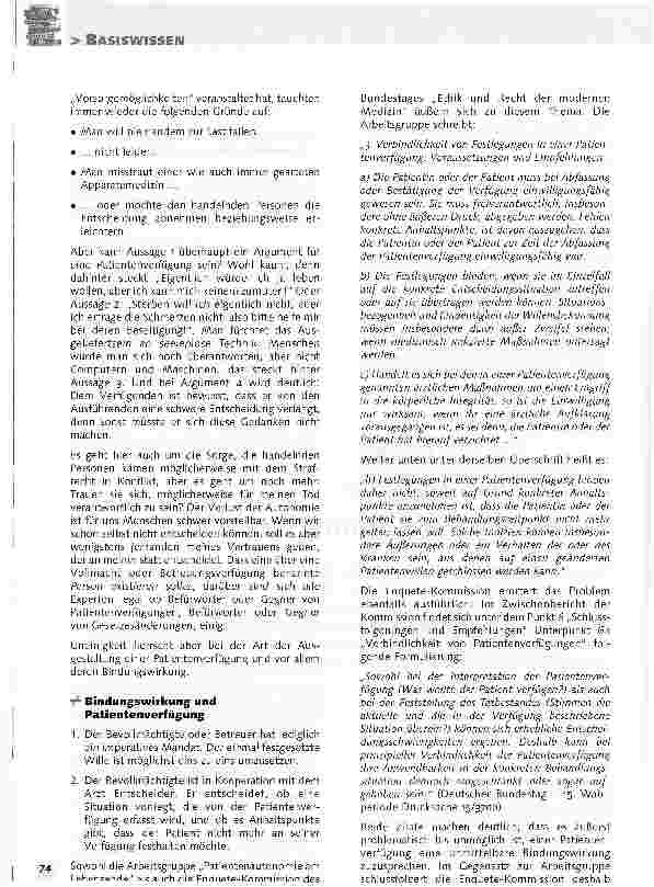 Vorschauseite 2: Patientenautonomie am LebensendeThema fürs Betreuungsrecht!?